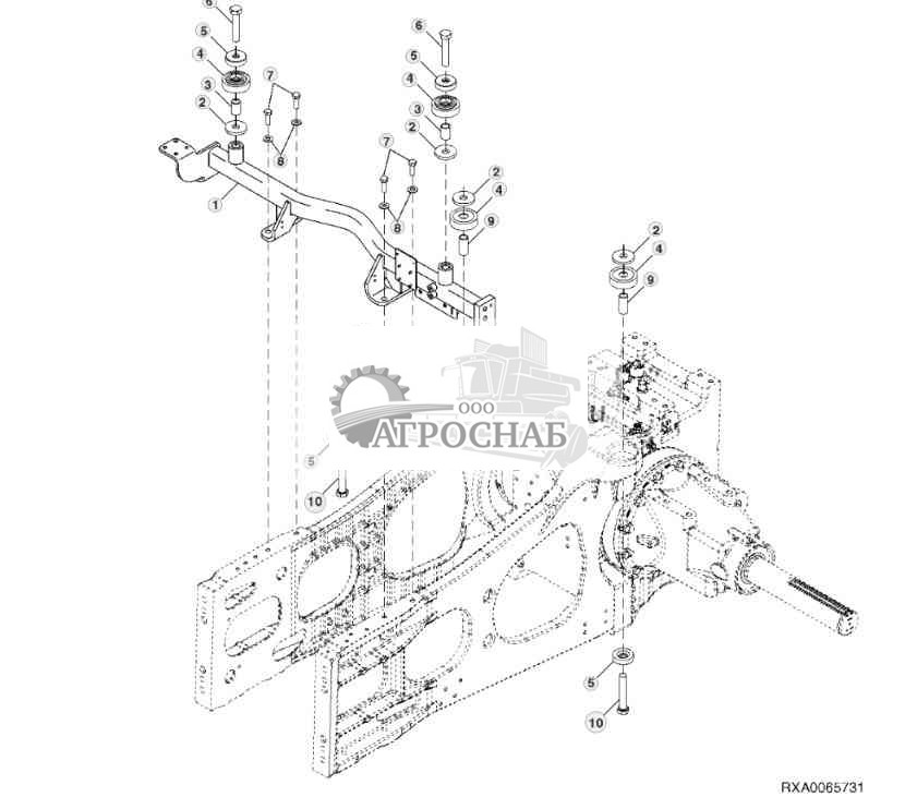 Опоры кабины 